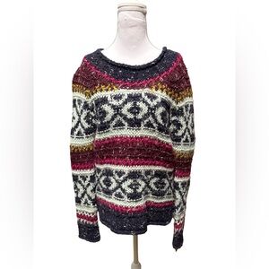 Free People Multicolor Knit Sweater